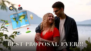 He went missing for 12 hours, she found him on an island!!! (Scavenger Hunt Proposal)