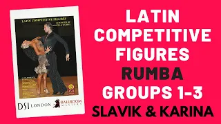 Rumba Groups 1-3 Slavik & Karina Latin Competitive Figures | Ballroom Mastery TV