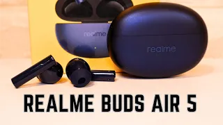 Огляд Realme Buds Air 5 - ТОП до $40 🔥🔥🔥Топове звучання, ANC 50 dB, BT 5.3, Чудова автономність 🔥🔥🔥