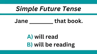 Simple Future Tense | Grammar Quiz