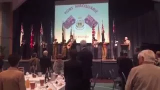 ANZAC DAY SERVICE 2016, Australian & New Zealand National Anthems (Blake O'Connor)