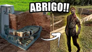 FIZ UM BUNKER DE CONCRETO ANTI ZUMBI