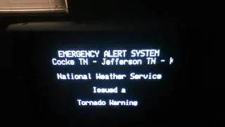 Real EAS Alert #1- Tornado Warning