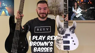 I RESTORED AND PLAYED REX BROWN'S ORIGINAL BASSES!!