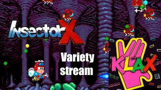 Variety stream - Insector X, Klax and more - Mike Matei Live