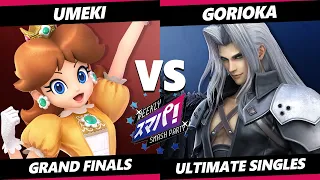 Sumapa 127 GRAND FINALS - Gorioka (Sephiroth) Vs. Umeki (Daisy) Smash Ultimate - SSBU