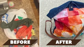 Upcycle Tshirts Into A Quilted Tote