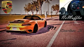 Porsche 911 Turbo S Cabriolet Exclusive | NFS HEAT | Logitech G29 Steering Wheel Gameplay