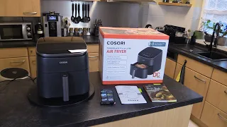 COSORI Heißluftfritteuse mit DC Motor, Turbo Blaze™, 6L Airfryer, App, Rezeptbuch, 1725W