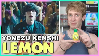 Yonezu Kenshi (English lyrics) 米津玄師 MV「Lemon」外国人リアクション Reaction