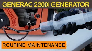 GENERAC 2200i OIL & SPARK PLUG MAINTENANCE