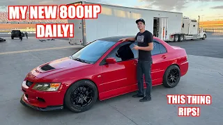 A Subscriber Let Me Daily His 800HP EVO!