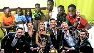 Ghetto Kids Tell their Golden Buzzer Story! We Were Sacred of Judge Simon ADAY IN GHETTO KIDS HOME.