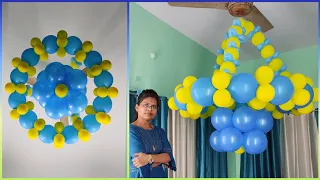 # 44: Balloon jhoomar| easy balloon decoration ideas