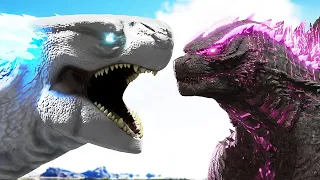 Evolved Godzilla vs TITANUS SHIMO (hella cray)