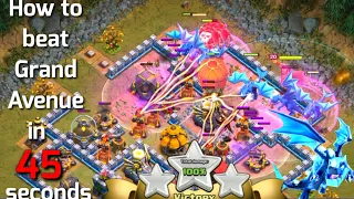 Grand Avenue 100% | How to 3 Star Grand Avenue | Grand Avenue coc | @Kick It