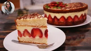 Клубничный Торт «Фрезье».| Strawberry cake «Fraisier»