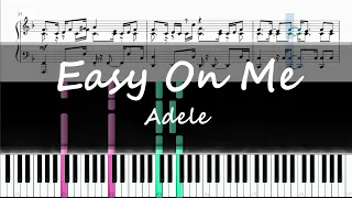 Adele - Easy On Me | Piano Solo Tutorial + Sheet Music