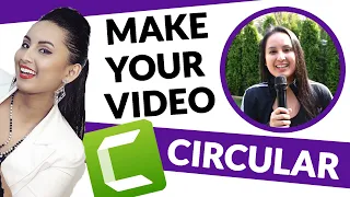 Camtasia 2020 How to Get Circular Video Instead of Rectangle ⚫⚪