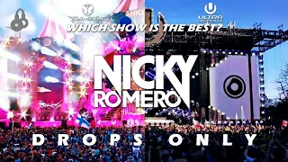 [Drops Only] Nicky Romero - Tomorrowland Belgium 2017 x Ultra Miami 2018 (Which show is the best?)