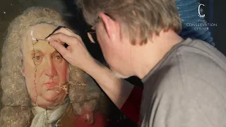 Uncovering A Hidden Face: Painting and Frame Treatment Process