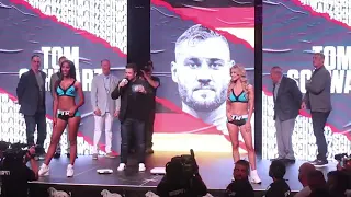 Tyson Fury vs. Tom Schwarz Weigh-In _ Fury Fired Up