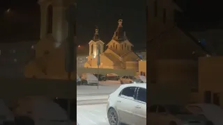 Урюпинск перед Рождественскими праздниками.Улица Черняховского.4 января 2024г.