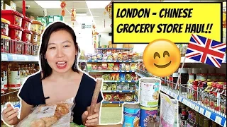 1ST LONDON UK - CHINESE GROCERY STORE HAUL!! (NEW INGREDIENTS!!) | VEGAN