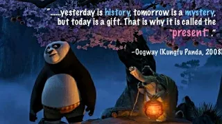 Master Oogway's Inspirational speech to Po | Kung Fu Panda 🐼