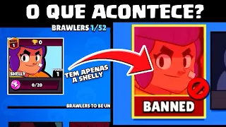 🤔QUANDO VOCÊ TEM APENAS UM BRAWLER E ELE É BANIDO... Brawl Stars