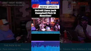 Detroit Lions SHOCKING Pick at No. 18: Jack Campbell REACTION!