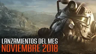 Lanzamientos del mes: Noviembre 2018