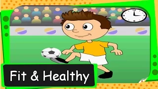 Short animated story  for kids -  Fit and Healthy -English