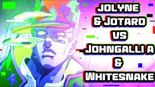 [NEW] JoJo's Bizarre Adventure Stone Ocean: Jolyne and Jotaro vs Johngalli A and Whitesnake SUPERCUT