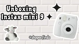 Unboxing Instax mini 9 | Shopee finds