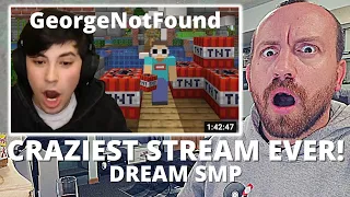 THIS IS INSANE! GeorgeNotFound I Blew Up The Dream SMP... (FIRST REACTION!)