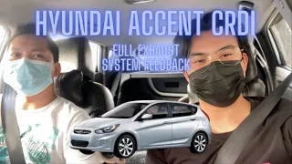 HYUNDAI ACCENT CRDi | Full exhaust system feedback