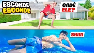 ESCONDE ESCONDE Extremo na PISCINA Gigante😄