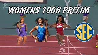 Women 100MH Prelims (Masai Russell, Alia Armstrong) [REACTION] | SEC Track & Field Championship 2023