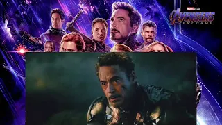 Avengers End game-Iron man Finger snap scene with and without CGI