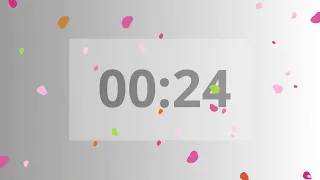 1 Minute Countdown Timer for spring. +Alarm. +4K!!!