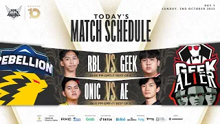 [LIVE] Regular Season MPL ID S10 | Week 8 Day 3