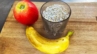 Do you have oatmeal and bananas? 💥 THIS combination is amazing. I eat and lose weight