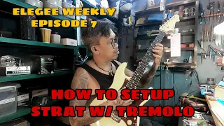 ELEGEE WEEKLY EPISODE 7: HOW TO SET-UP TREMOLO BRIDGE