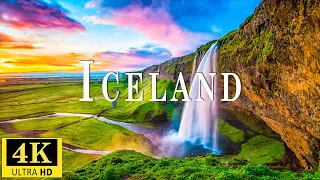 ICELAND (4K UHD) Gentle music, calms the nervous system and pleases the soul, healing music, spa