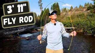 World's SMALLEST Fly Rod??  Will it FISH??  Tiny Creek Fly Rod!