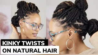 HOW TO DO KINKY TWISTS YOURSELF | PROTECTIVE STYLE