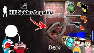 How to Kill Spider Angelina in Granny Revamp With Shinchan and Nobita Friends (Unofficial game)