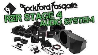 Rockford Fosgate Stage 4 Audio System - Polaris RZR XP 1000 | XP Turbo | S 900