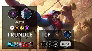 Trundle Top vs Nocturne - KR Master Patch 11.13